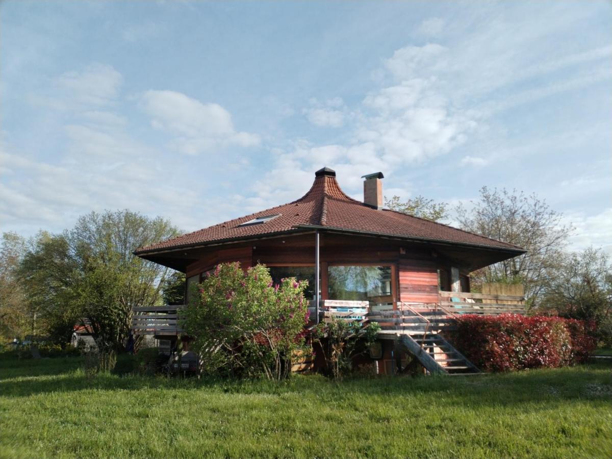 Le Grand Nid - Maison Alveole Bed And Books Sciez Exterior foto